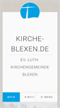 Mobile Screenshot of kirche-blexen.de
